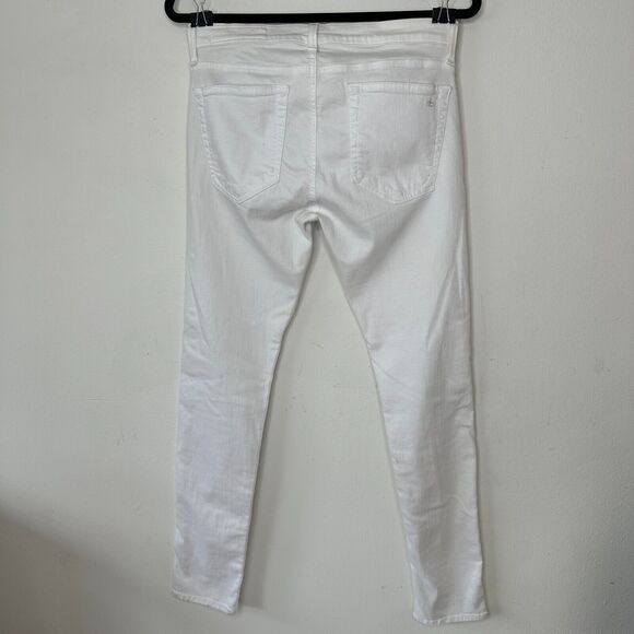 rag & bone White Brigade DRE Distressed Skinny Jean 5 Pocket Stretch Denim 28 - Picture 5 of 13